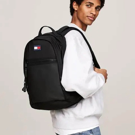 Tommy Hilfiger Τσάντα πλάτης Rubberised Logo Colour-Blocked Backpack